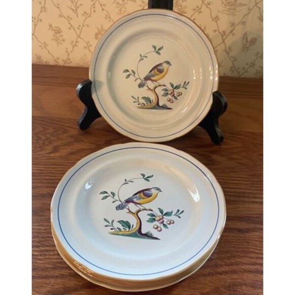 Spode England Queen’s Bird Plates Pattern #Y4973 7.
6” Replacement Bread Side - Picture 1 of 2